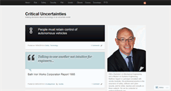 Desktop Screenshot of criticaluncertainties.com
